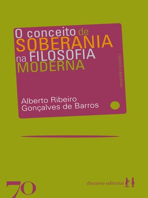 cover image of O conceito de soberania na filosofia moderna